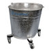 Seaway Galvanized 26 Quart Oval Mop Bucket with 2" Casters
