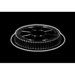 Plastic Dome Round Lid 500/Case in Clear Fits 7" Round Pan