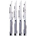 Cutlery 4 Piece Oval Handle Steak Knife Set