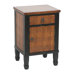 Cambridge Distressed One Door and One Drawer Commode
