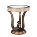 Modern Leaf and Pave End Table