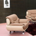 Celia Two-Toned Leather Chair