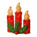 Pre-Lit Sisal Wall Candles