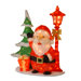 Pre-Lit Tinsel Santa Clause
