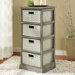 4 Drawer Storage Unit