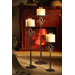 Fleur de Lis Floor Cast Iron Candlestick (Set of 3)