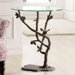 Bird and Pinecone End Table