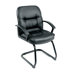 Ergonomic Leather Guest Chair