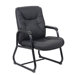 High-Back Leatherplus Guest Chair with Arms