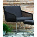 Avalon Dining Chair with Arms in Dark Brown