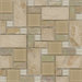 Elida Glass 12" x 12" Mosaic in Sand Slate