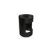 Extension Pipe Connector with Opening for Cord Management Compatible with 1.5" Thread