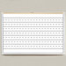 Porcelain Lifetime Penmanship Line Boards 4' x 10'