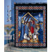 Silent Night Fabric Holiday Shower Curtain