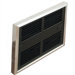 Low Profile Single - Pole ( 120v ) Commercial Fan Forced Wall Heater w/ Wall Box