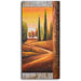 Hand Painted "Sunlit Poplars" Oil Canvas Art