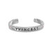 Sterling Essentials Sterling Silver 'Princess' Adjustable Baby Cuff Bracelet