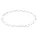 Sterling Essentials Sterling Silver Figaro Bracelet
