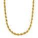 Caribe Gold 14k Gold over Sterling Silver Rope Chain