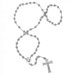 Gold Plated Bronze Jesus Rosary Necklace