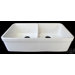 32" Short Wall Double Bowl Farmhouse Kitchen Sink with 1.75" Lip