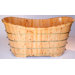 63" Free Standing Cedar Wood Bath Tub