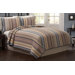 Morning Stripe Quilt with Two Shams
