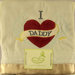Saying Blanket Crib Throw in Cream - I Heart Daddy
