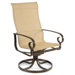Veneto Ultimate High Back Swivel Dining Arm Chair