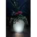 Solar Operated Illuminated Round Planter