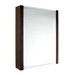 24" W x 30" H Surface Mount Medicine Cabinet with Beveled Mirror and Wood Frame in Espresso