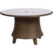Del Cristo Round Umbrella Dining Table