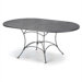 Mesh Top Set-Up Oval Dining Table