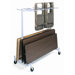 84" Hanging Folded Chair and Table Storage Truck