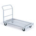 Heavy Duty Platform Truck, Phenolic Casters, All Swivel, 1 Push Handle