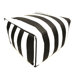 Striped Ottoman