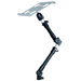 Car Holder for iPad Ball Joint Head Dual Arm in Silver Tray