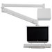 Long Reach LCD Monitor Arm with Wall Box / Keyboard Holder