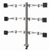 Six Monitor Desk Mount Full Swing