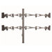 Monitor Wall Mount for Four Monitors Vertical