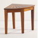 Spa Teak Corner Shower Stool
