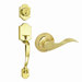 Sussex Handleset with Scroll Lever with Entry Function