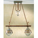 Nautic Amarras Two Light Chandelier