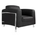 Leather Lounge with Single Seat