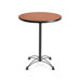 Cafe 41.5" x 30" Round Table with Black Base