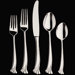 Ginkgo Leaf 4 Piece Flatware Set with Hollow Knife