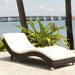 Wave Chaise Lounge with Cushion