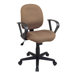 Sculptured Mid-Back Task Chair with Arms