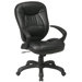 High-Back Leather Deluxe Oversized Faux  Task Chair