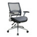 Professional Air Grid Back Managers Chair with Flip Arms